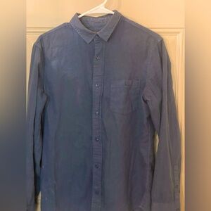 Wallin & Bros Dark Blue Button Up Shirt
